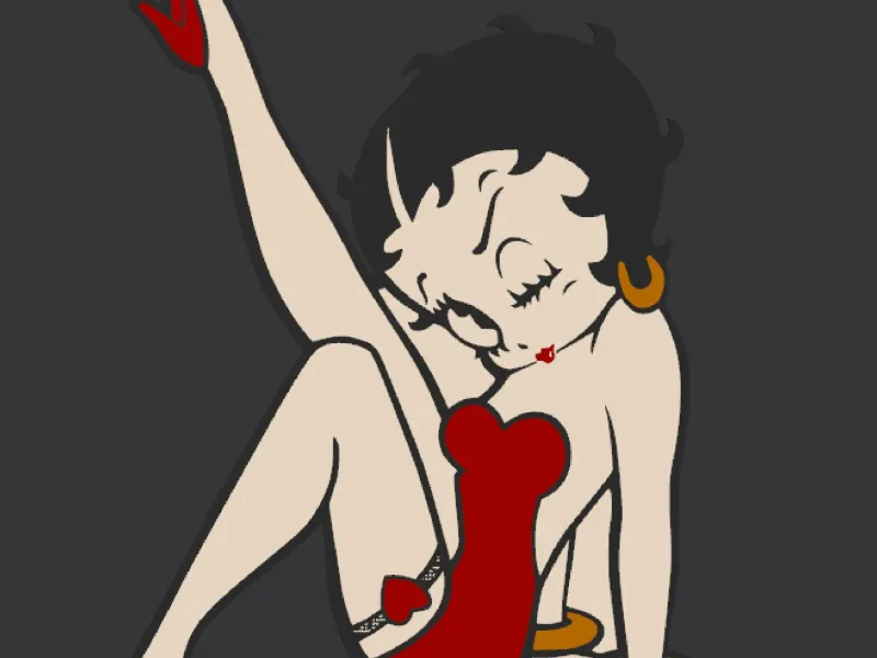 Home Decoration  Retro Betty Boop