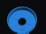 fertilizer one half of Rotating gear container-0