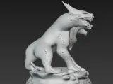 Savage Cerberus – Three Headed Hellhound Statue-2