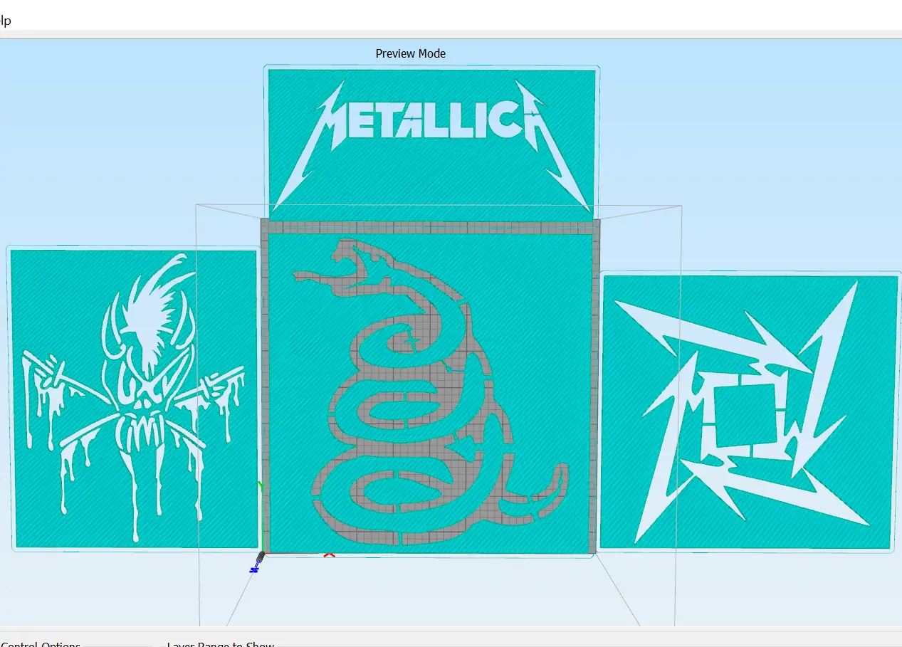 METALLICA STENCILS