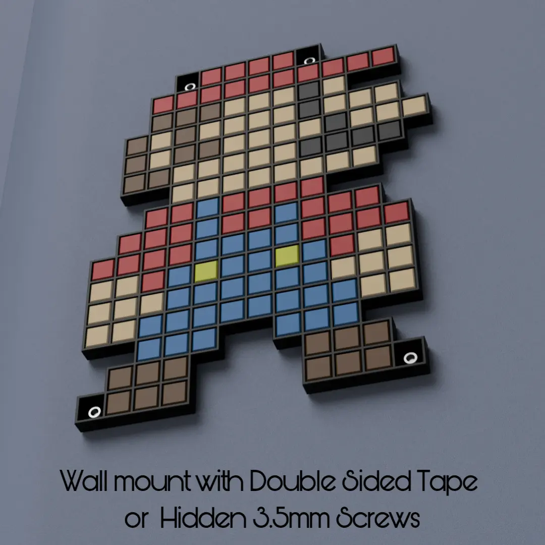 Super Mario Puzzle - Pixel Art Assembly