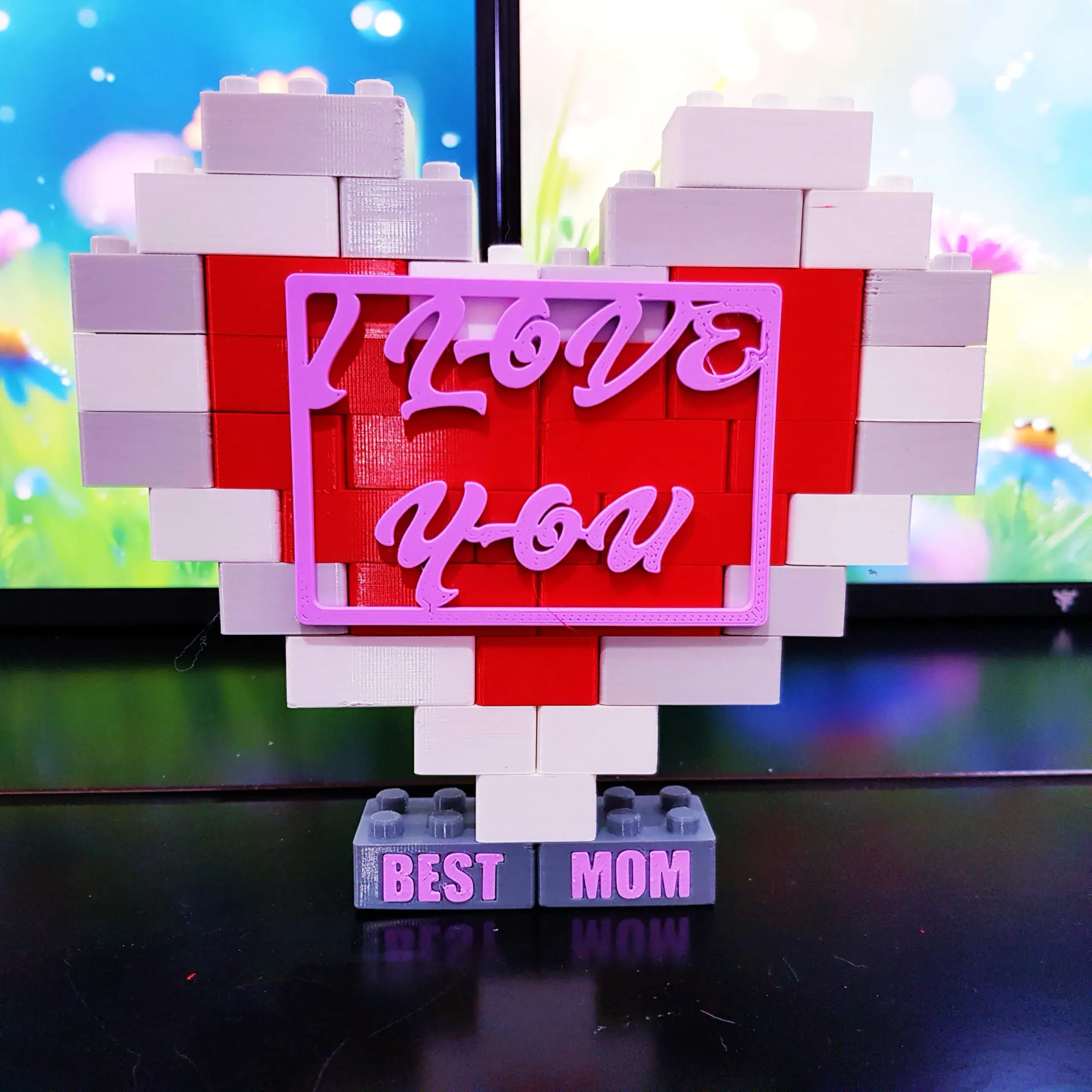 🧱❤️👩‍👧‍👦Brick Heart Mother's Day Gift👩‍👧‍👦❤️🧱