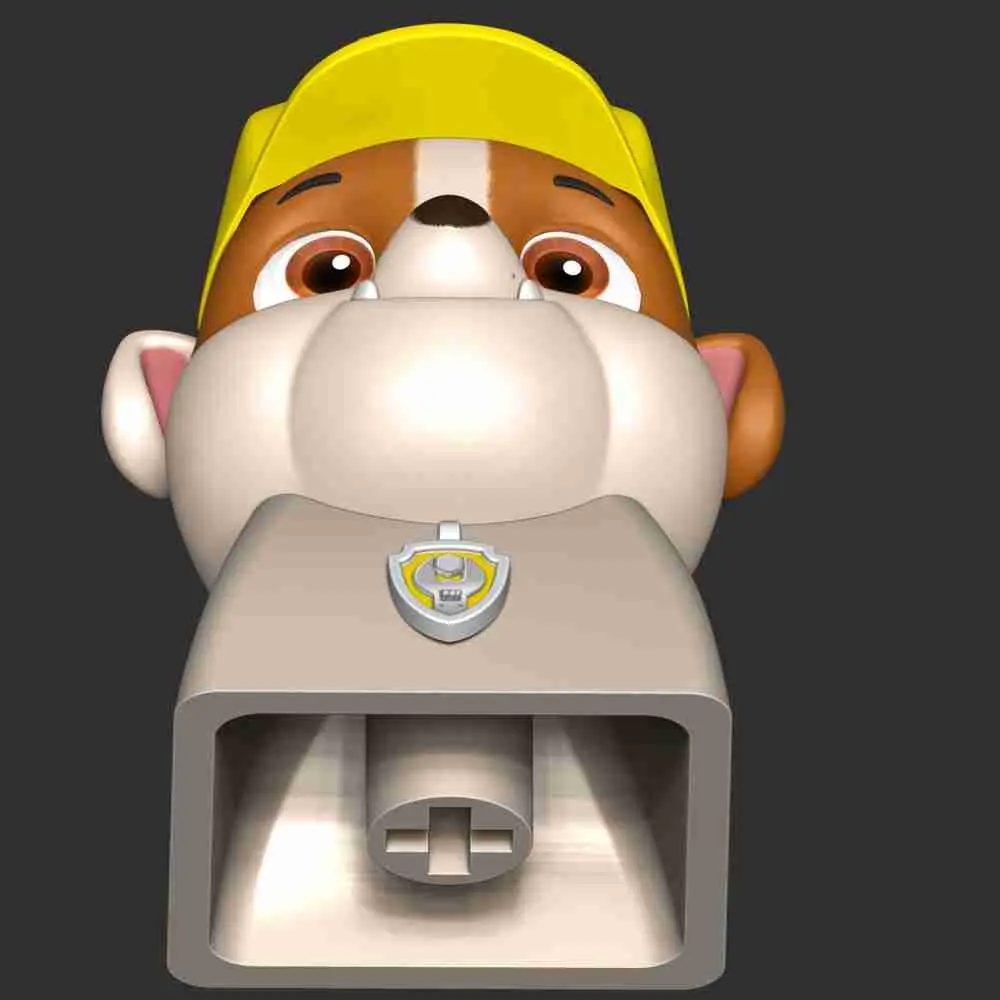 Marshall Rubble Keycap - Paw Patrol