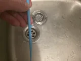 Sink drain cleaning pick with a hook. 1.5ipt-1