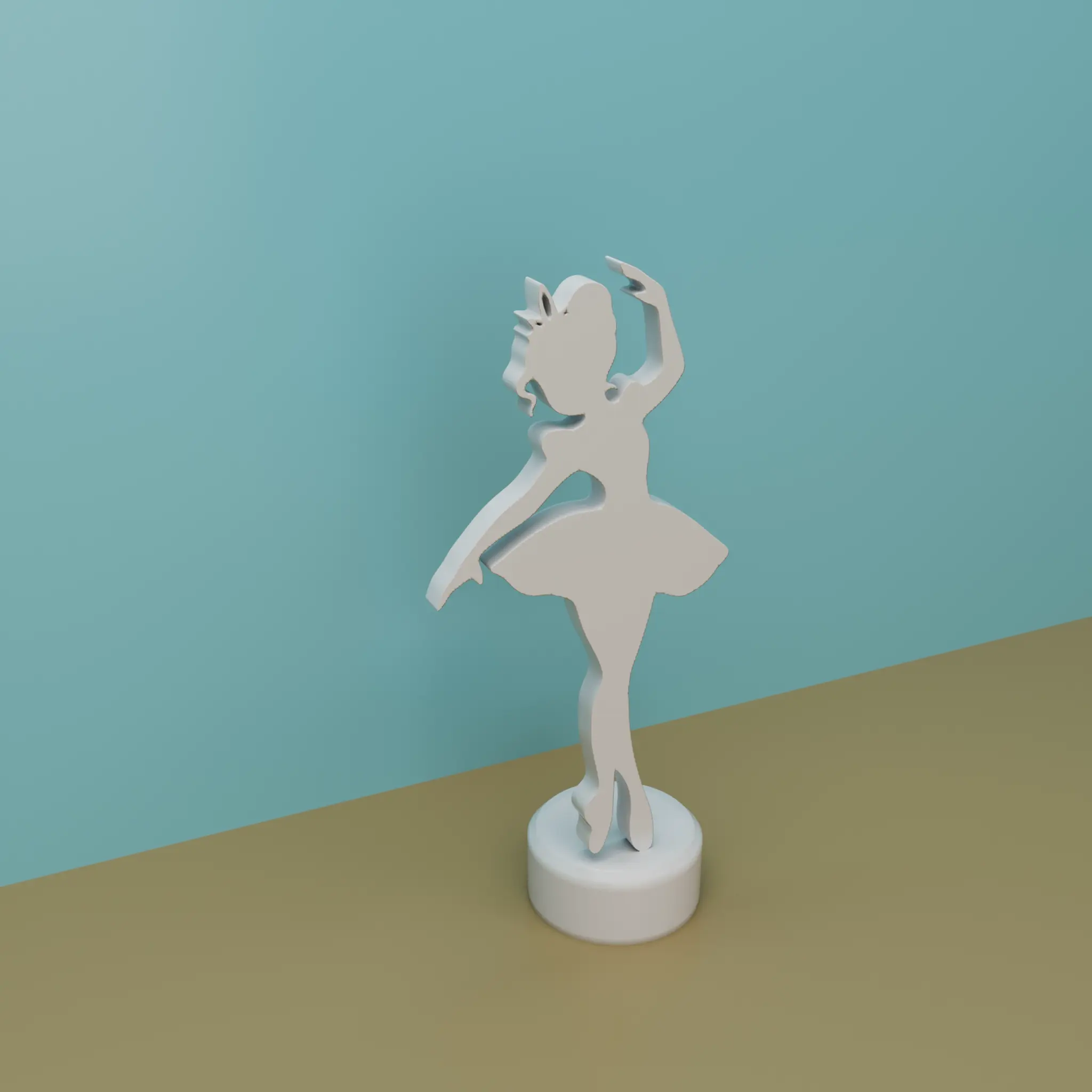 DECORACIÓN DE ESCRITORIO BAILARINA
