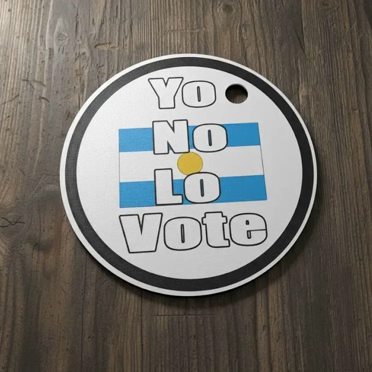LLAVERO "YO NO LO VOTE"