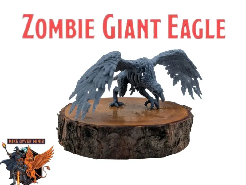 DnD TTRPG Zombie Reuzenadelaar Miniatuur