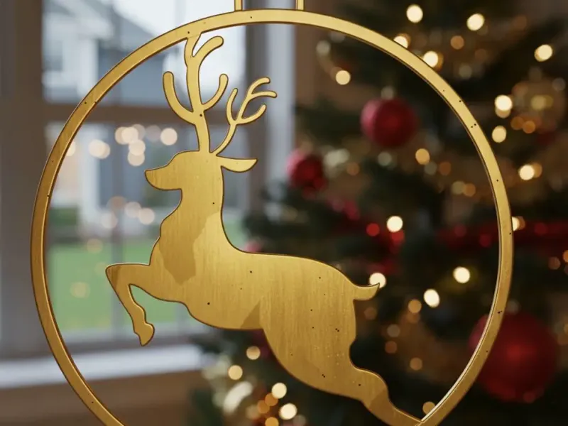 Deer ornament for Christmas tree
