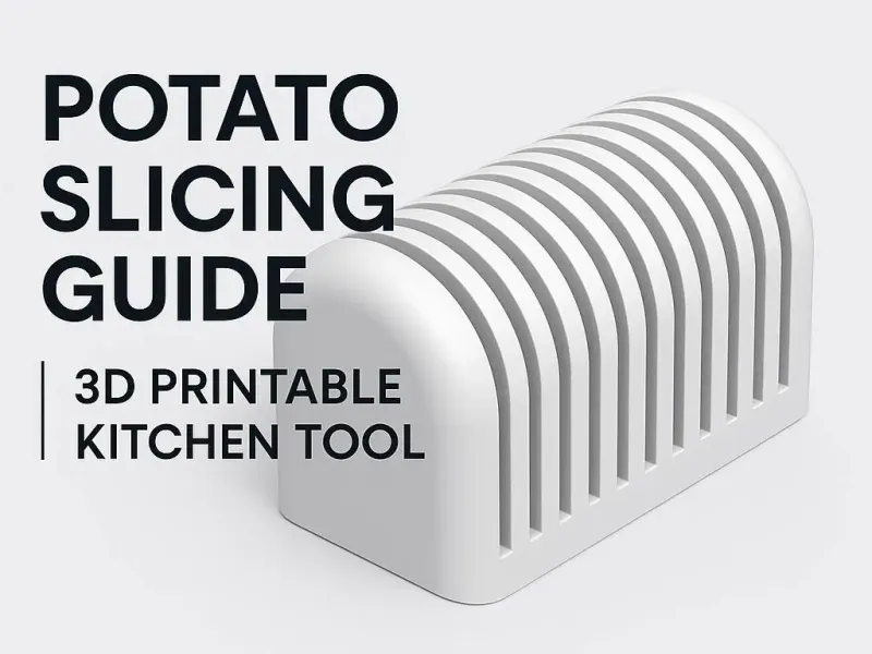 Potato Slicing with our 3D Printed Kitchen Accessories