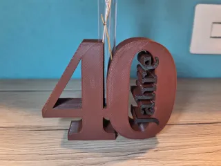 40 Jahre Geburtstag Rubinhochzeit Jubiläum