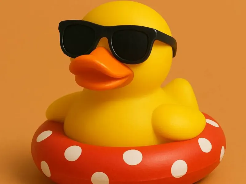 Duck in Floatie