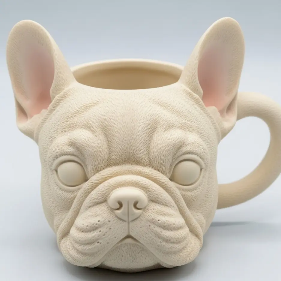 Caneca baby Bulldog francês / coleção Cartoon 