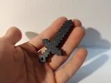 Minecraft sword keychain-5