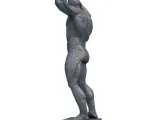 Bodybuilder Low Poly - 3D Model-4