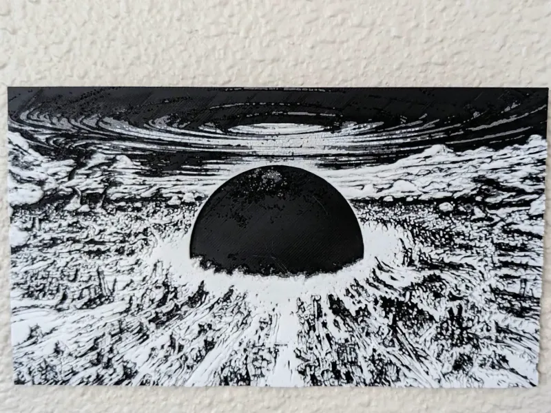 Akira Hueforge – High-Contrast Explosion Panel