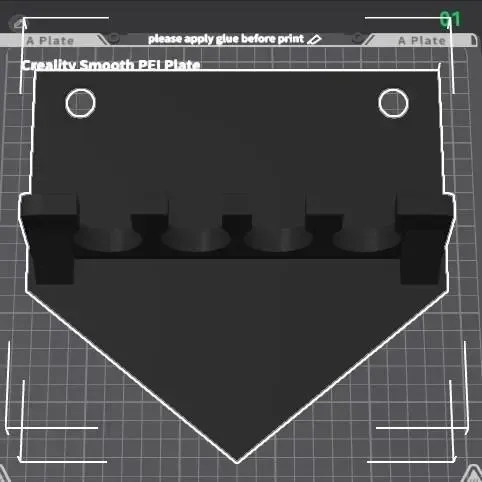 4 Baseball/softball bat holder