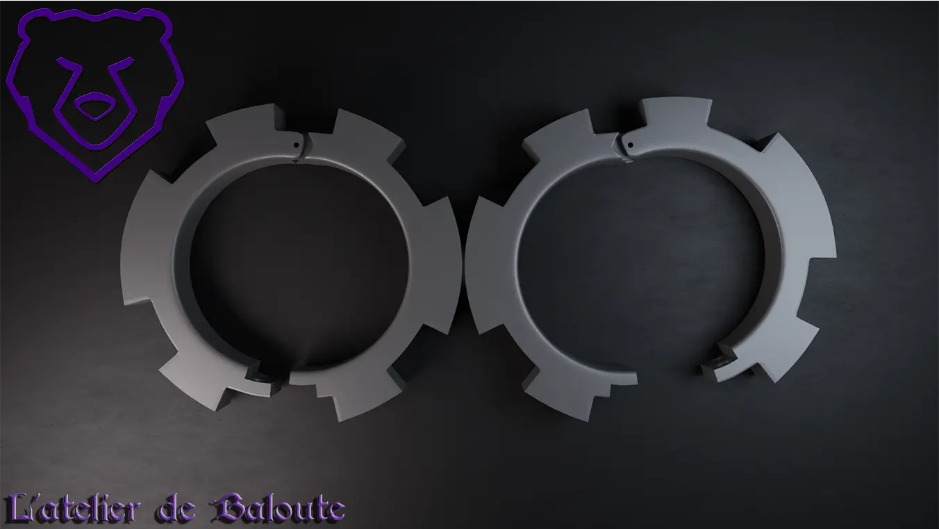 Imperial bindings (handcuffs) 3D models download Creality Cloud