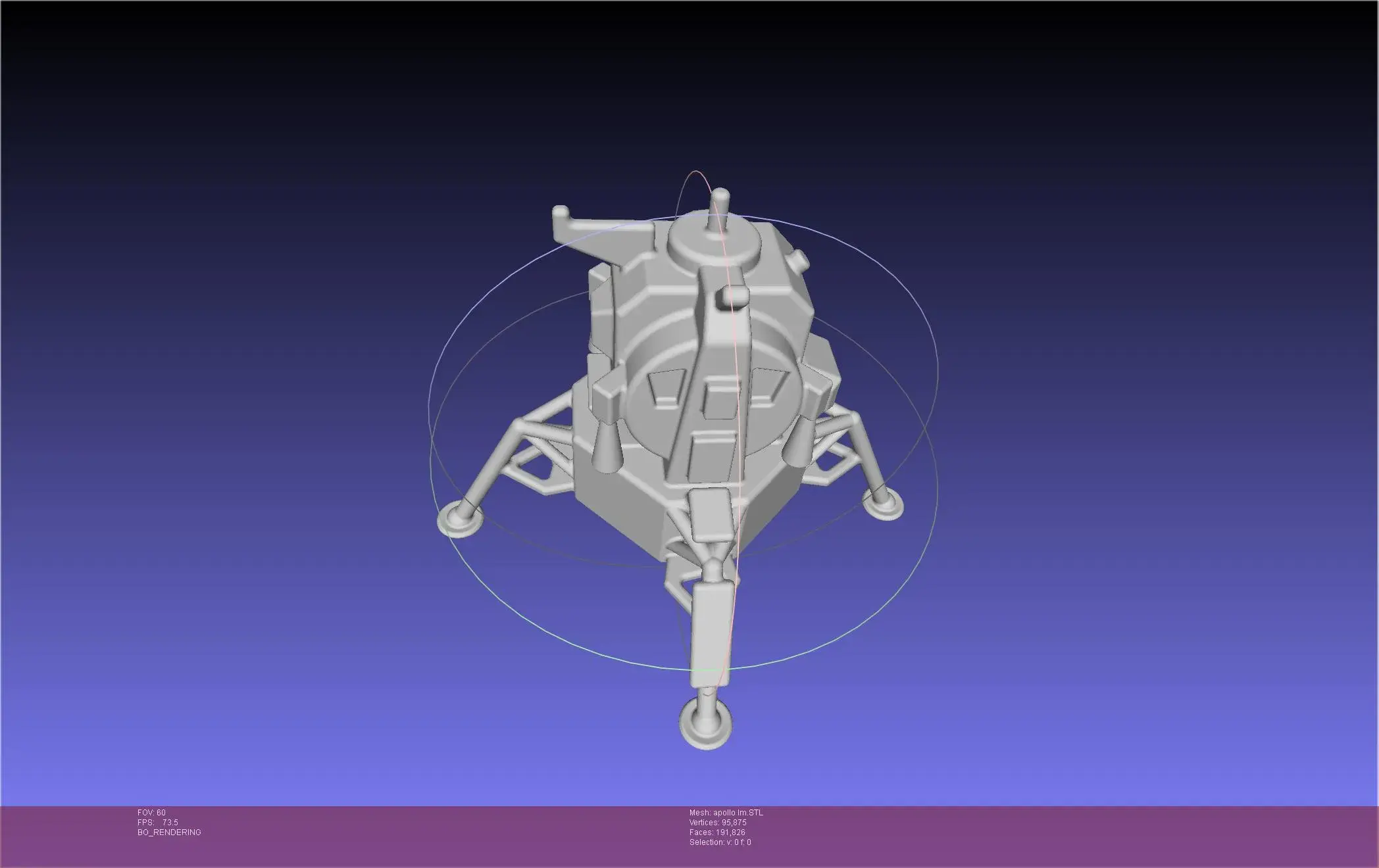 Free Vehicles & Machinery STL Download - Apollo LM Lander Printable ...