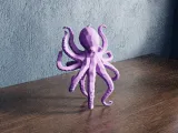 Low Poly Octopus-4