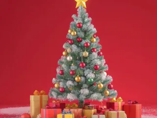 🎄 Modern Low-Poly Christmas Tree - Sleek Decor