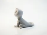 Cute Lizard Figurine Chibi Character 3D Printable-3