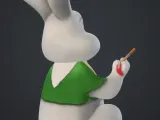 Hase bemalt ei-4