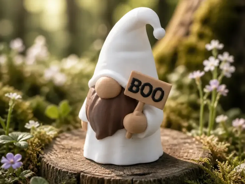 Boo Gnome - Cute Halloween Figurine