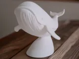 Sculpture Whale on a Stand – Home Decor Figurine-2