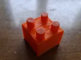 Simple Lego block 2×2-2