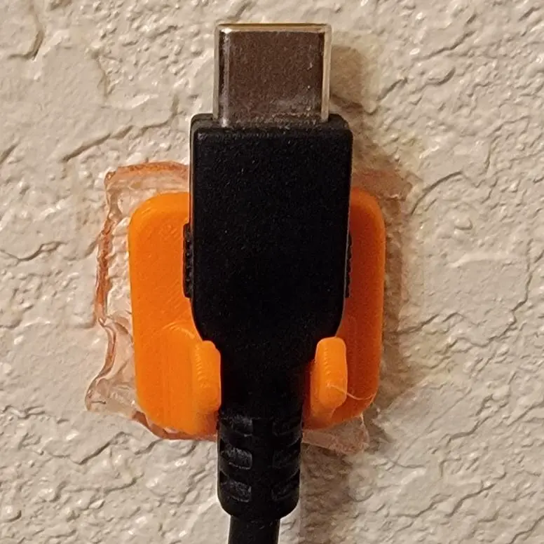 Usb Cable Wall Rack 무료OtherSTL 다운로드 -USB CABLE Wall Mounted Holder (3 CENTS!!!) - Boost JDDDDD