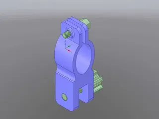 Trigger light mount frame for diving