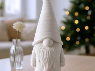 Christmas Gnome Figurine | Scandinavian Holiday Decoration