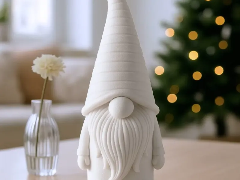 Christmas Gnome Figurine | Scandinavian Holiday Decoration