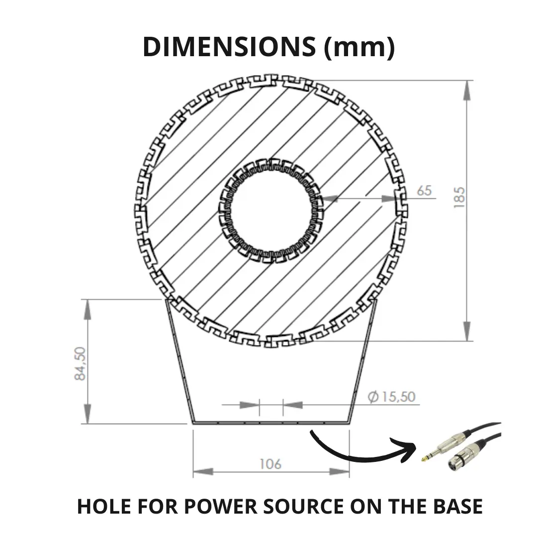 POE DDS AİLE BOBİN BOBİNİ - 185 X 185 X 65 MM 24 TUR