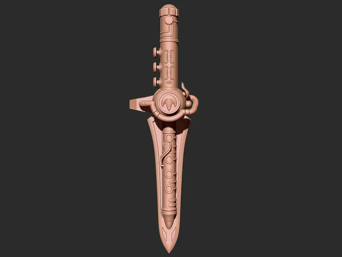 MMPR - Rangers 3 Sword 3D print model