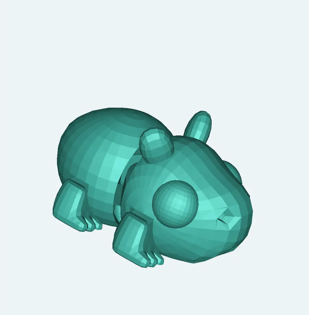 Capibara - Simpático animal articulado Flexi