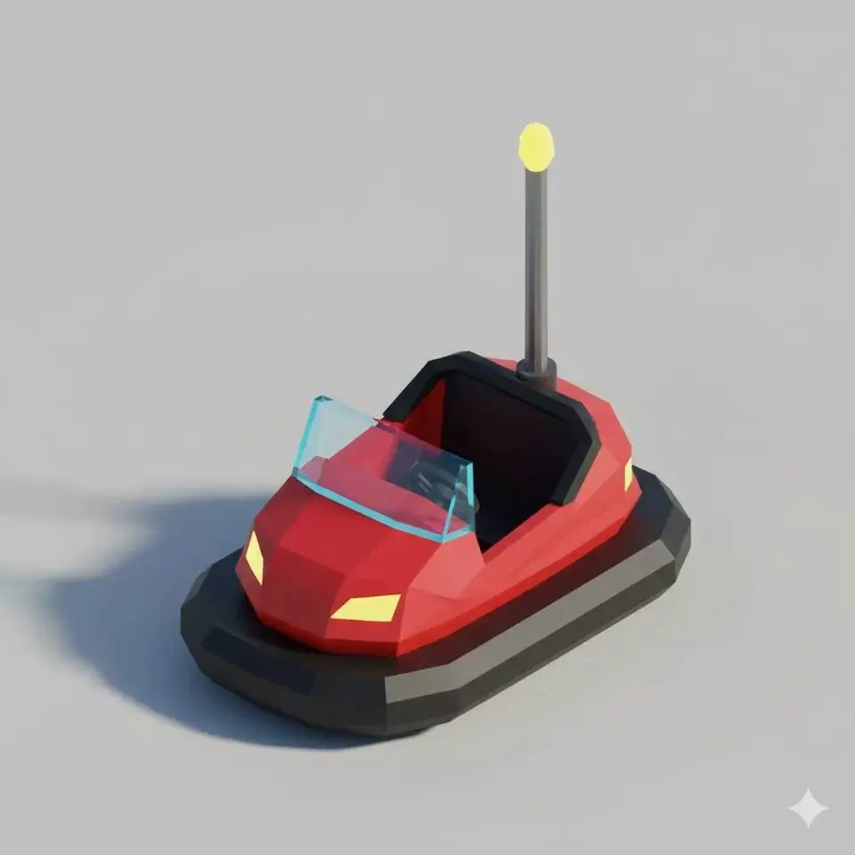 Low Poly Bumper Car