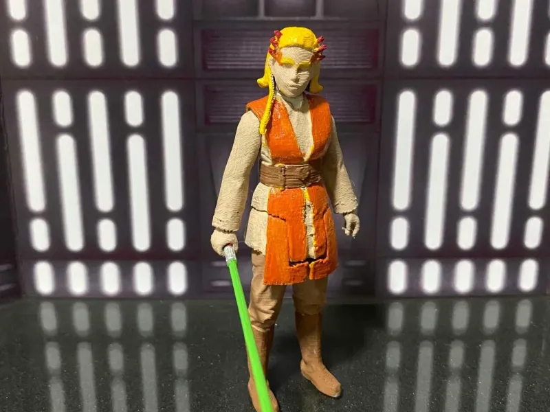 Padawan Jecki Lon Star Wars The Acolyte giocattolo vintage