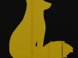 Fox - 3D TextFlip Optical Illusion Sculpture-1
