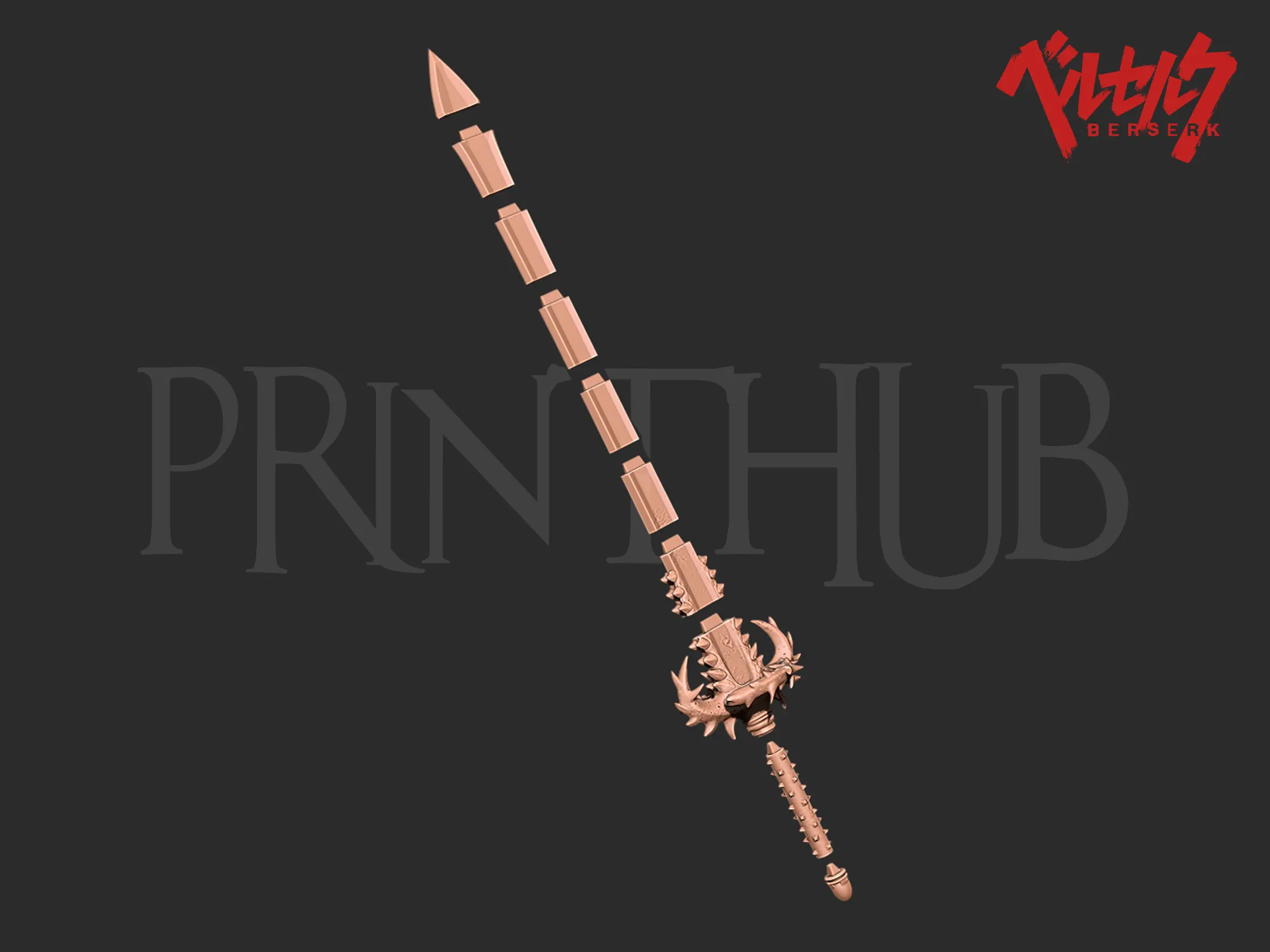 Caballero de la Calavera con la Espada de Espinas de Berserk