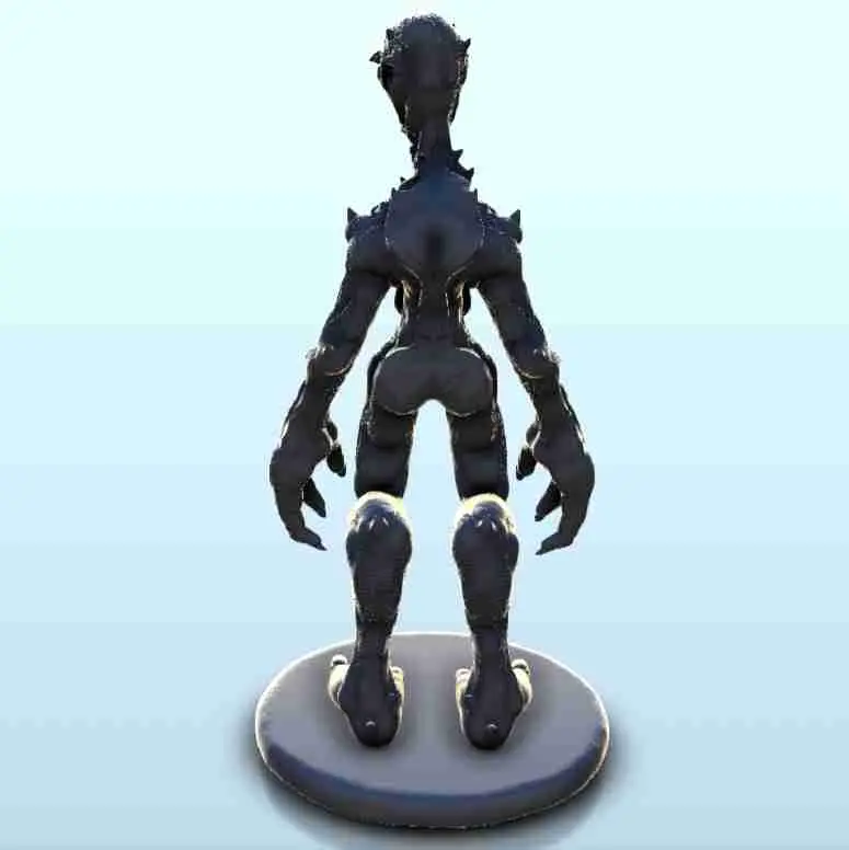 Alien con manos y pies grandes 2 - miniaturas ciencia ficción