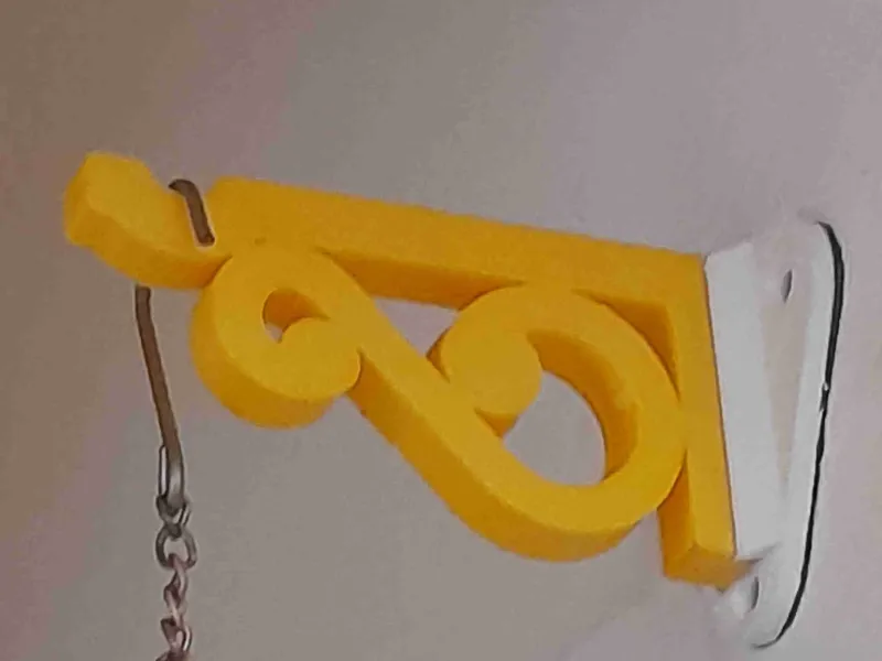 3DP, Gancio a muro a sbalzo