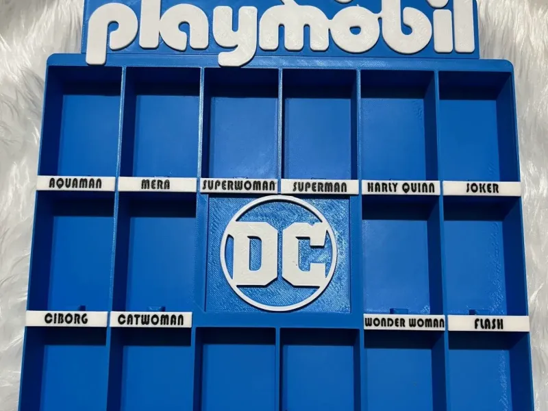 expositor playmobil dc