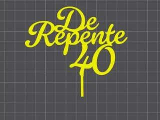 topper "De repente 40"