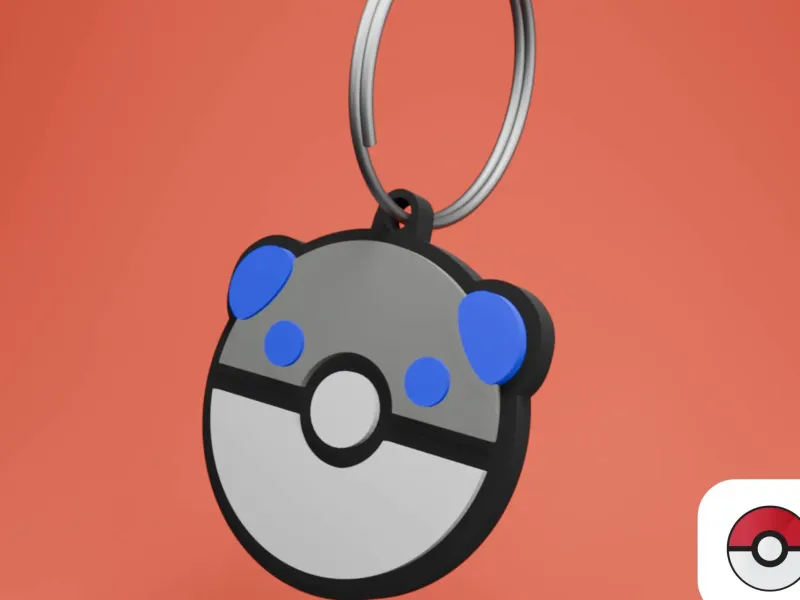 Heavy Ball | Pokemon Keychain Series