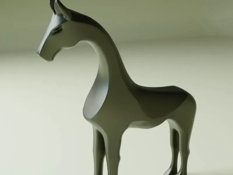 Horse sculpture