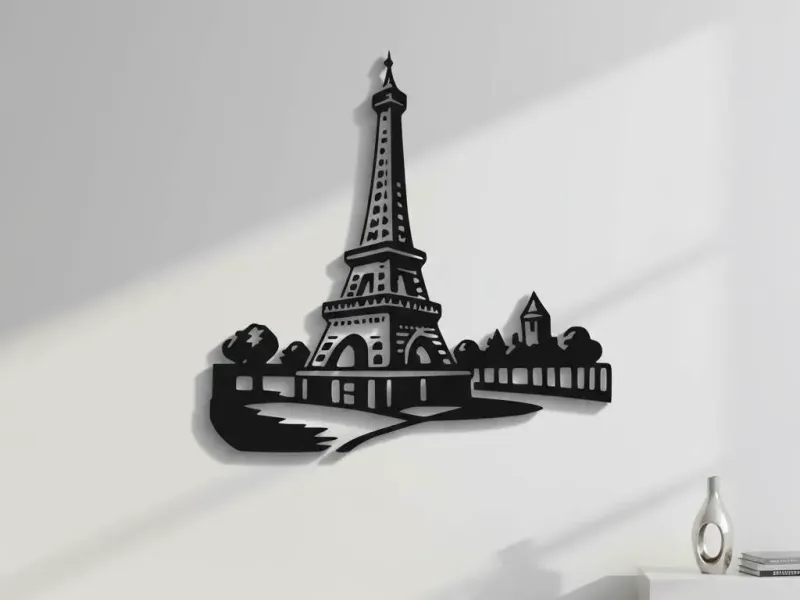 Eiffel Tower – Paris Landmark Silhouette