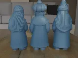 Three Wise Men Magi Nativity Scene STL 3D Print Files-2