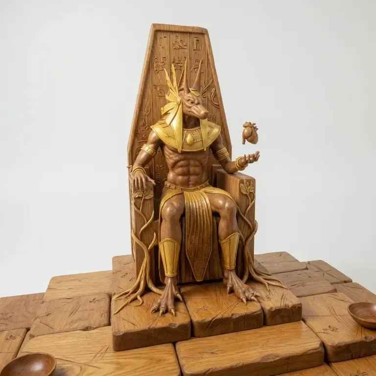 Anubis on the throne