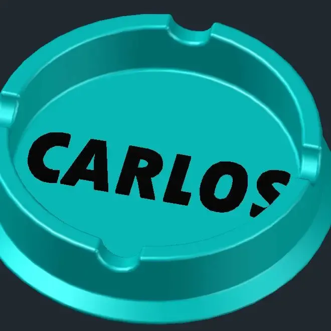 cenicero simple carlos